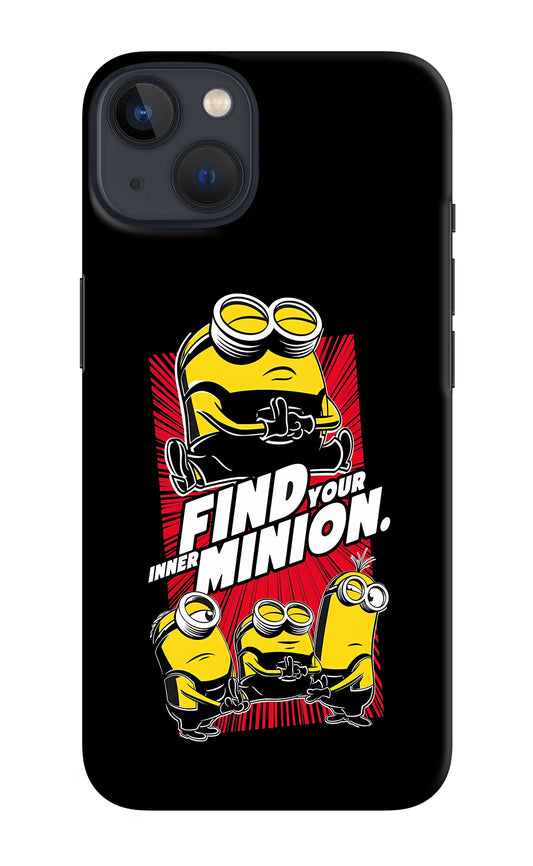 Find your inner Minion iPhone 13 Mini Hard Case Back Cover by Casekaro