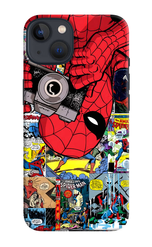 Spider Man iPhone 13 Mini Hard Case Back Cover by Casekaro
