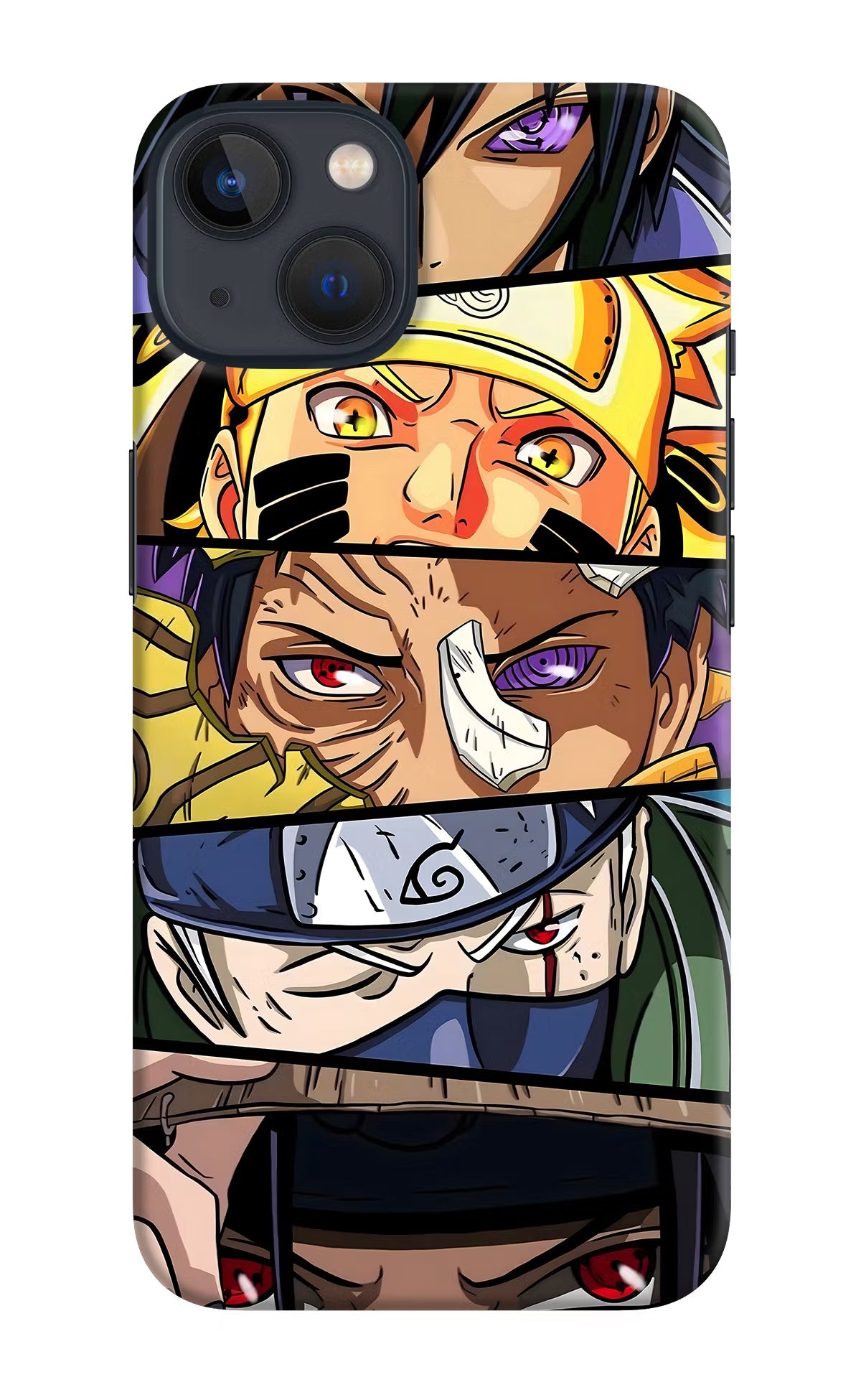 Naruto Character iPhone 13 Mini Hard Case Back Cover by Casekaro