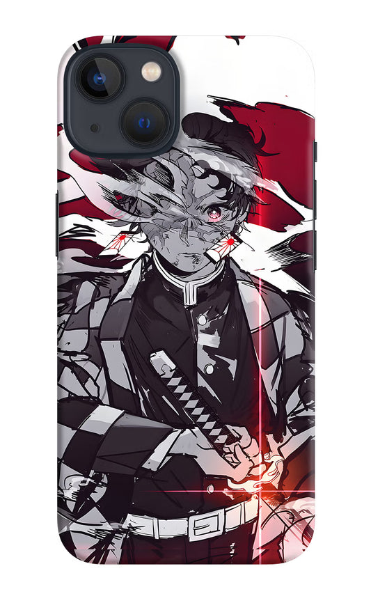 Demon Slayer iPhone 13 Mini Hard Case Back Cover by Casekaro