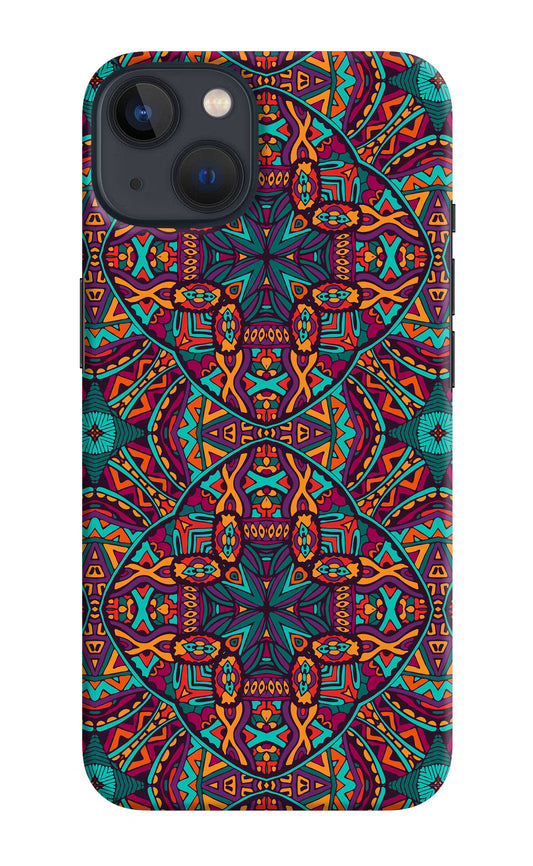 Colour Mandala iPhone 13 Mini Hard Case Back Cover by Casekaro
