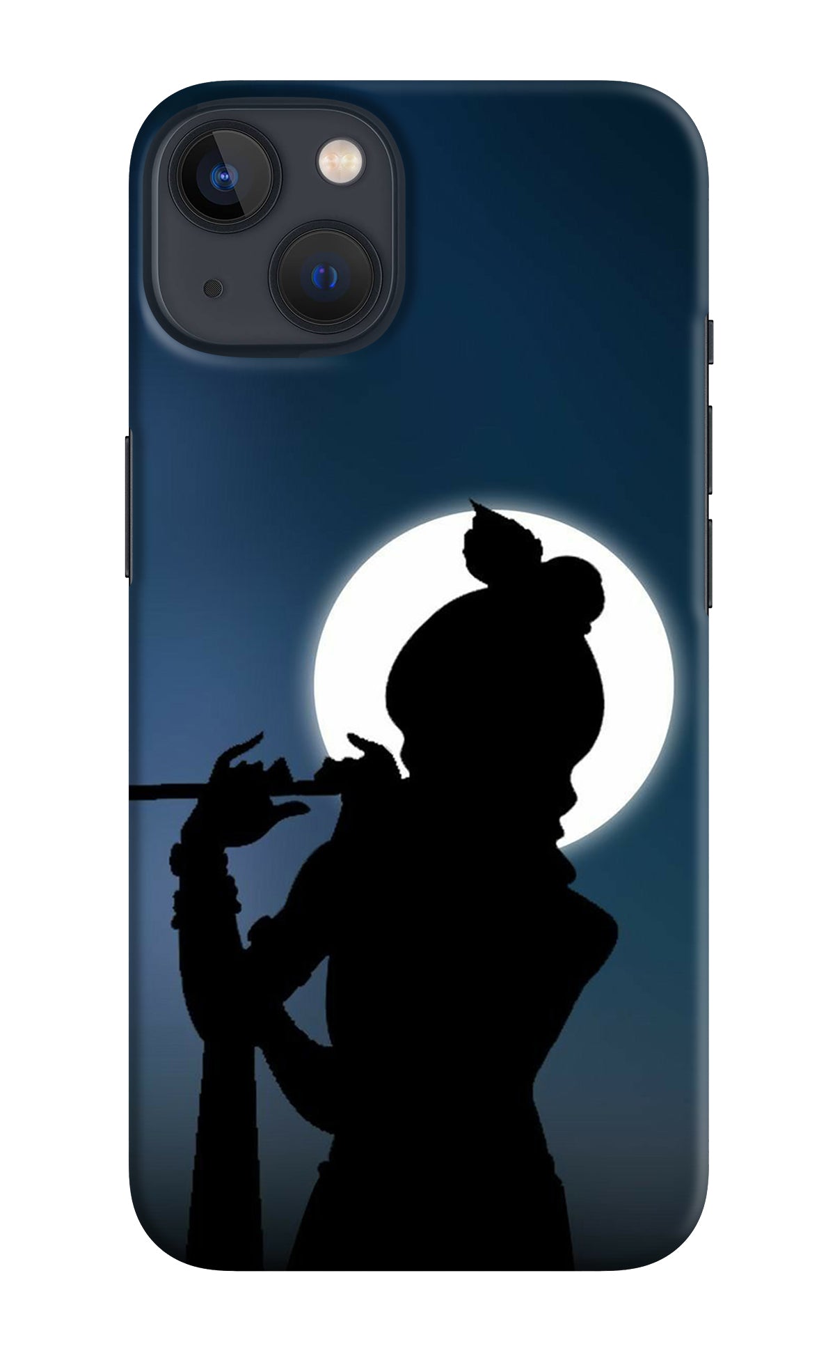 Shri Krishna Silhouette iPhone 13 Mini Back Cover