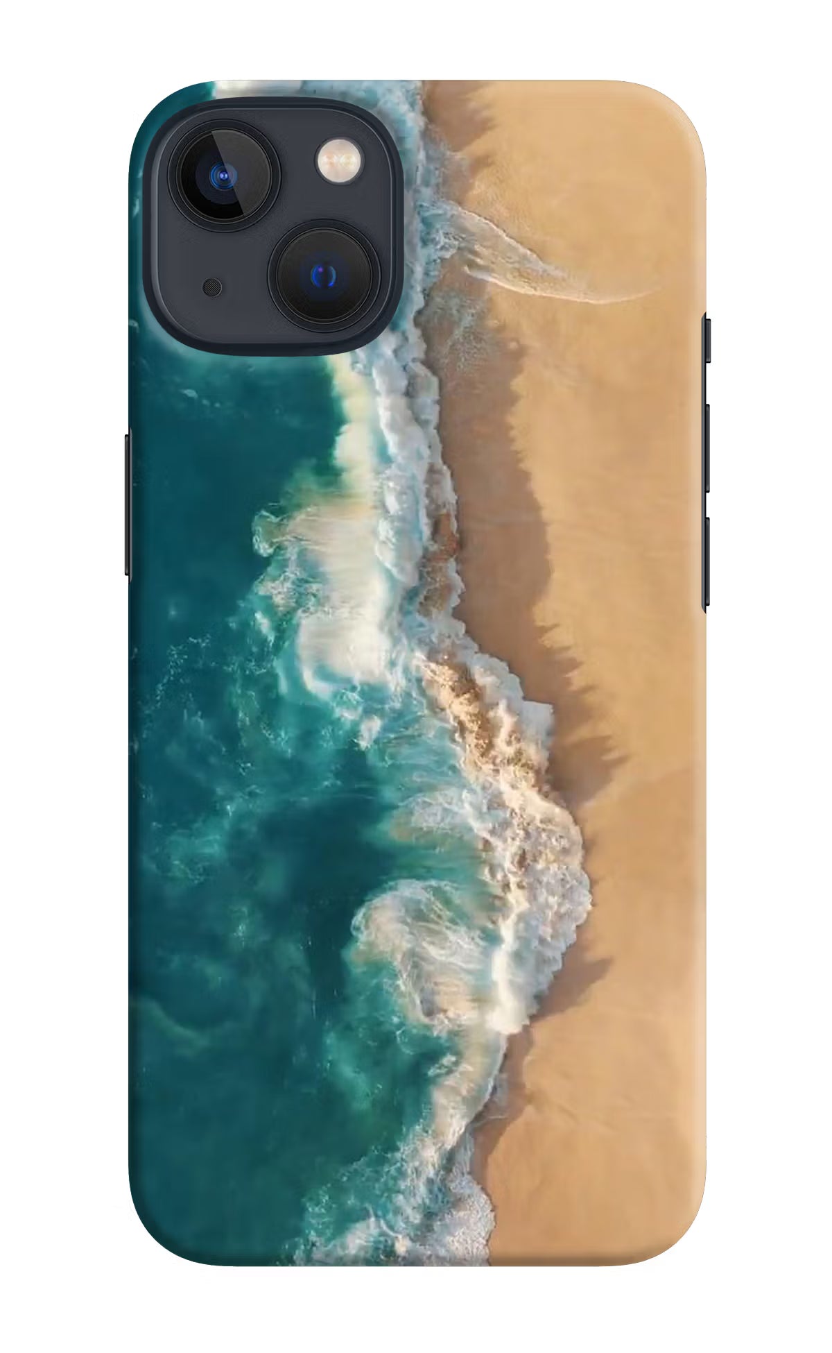 Ocean Beach iPhone 13 Mini Hard Case Back Cover by Casekaro