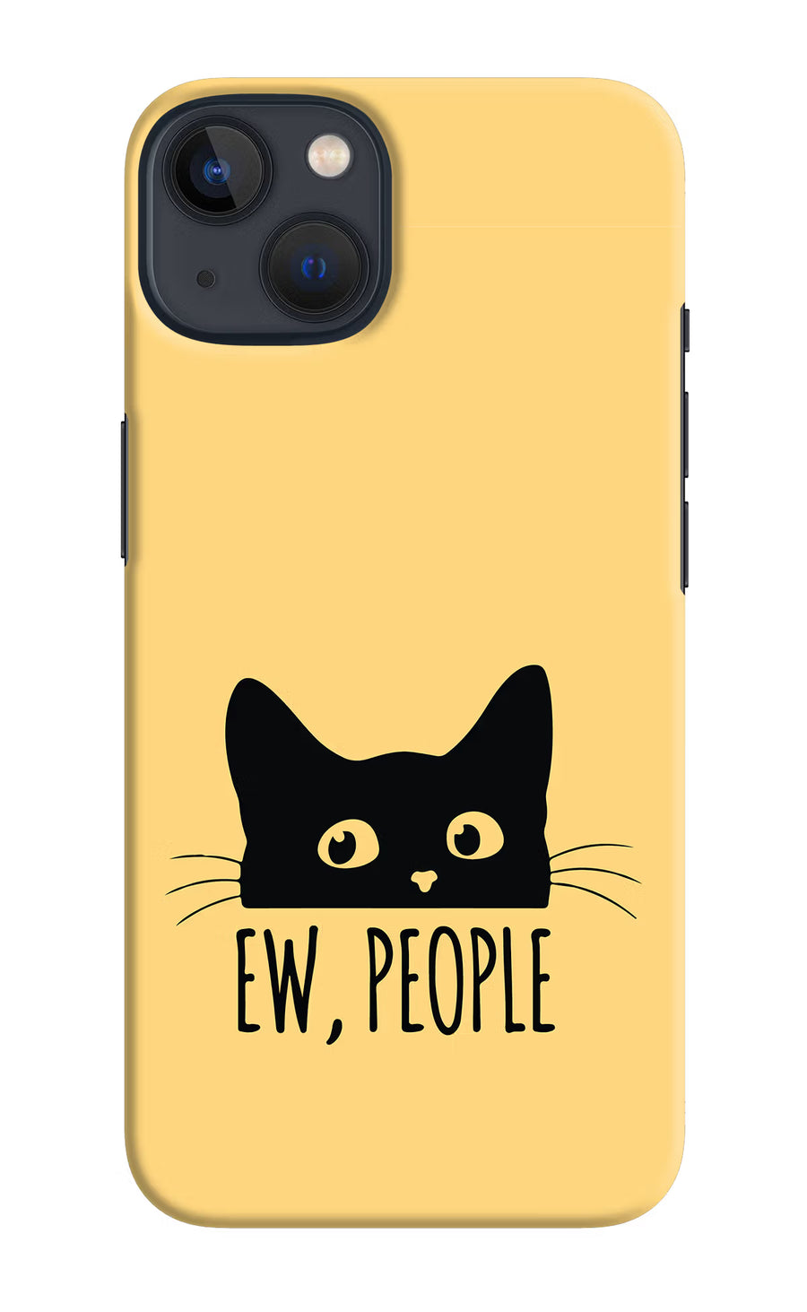 Ew People Catitude iPhone 13 Mini Back Cover, Hard case