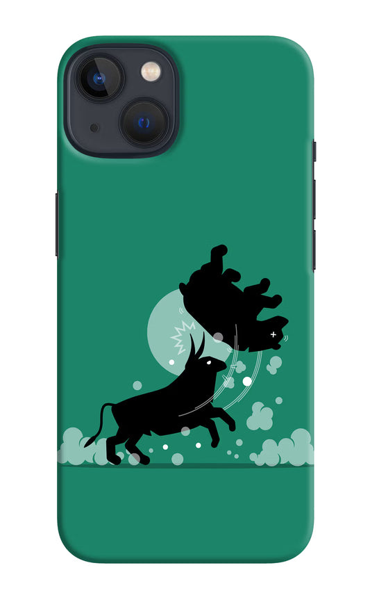 Bull Conqueror iPhone 13 Mini Hard Case Back Cover by Casekaro