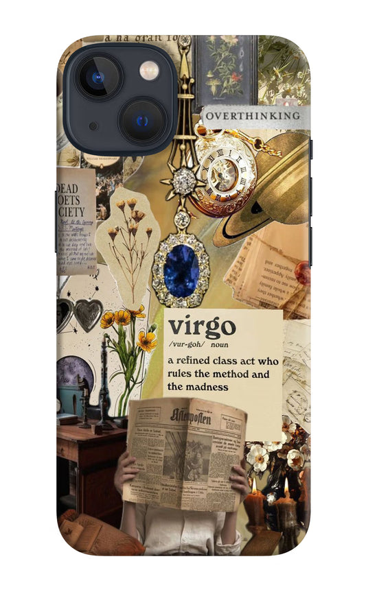Virgo Zodiac iPhone 13 Mini Hard Case Back Cover by Casekaro
