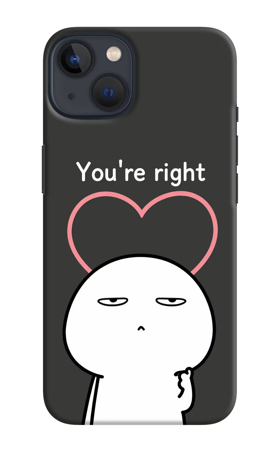 You're Right iPhone 13 Mini Back Cover, Hard case