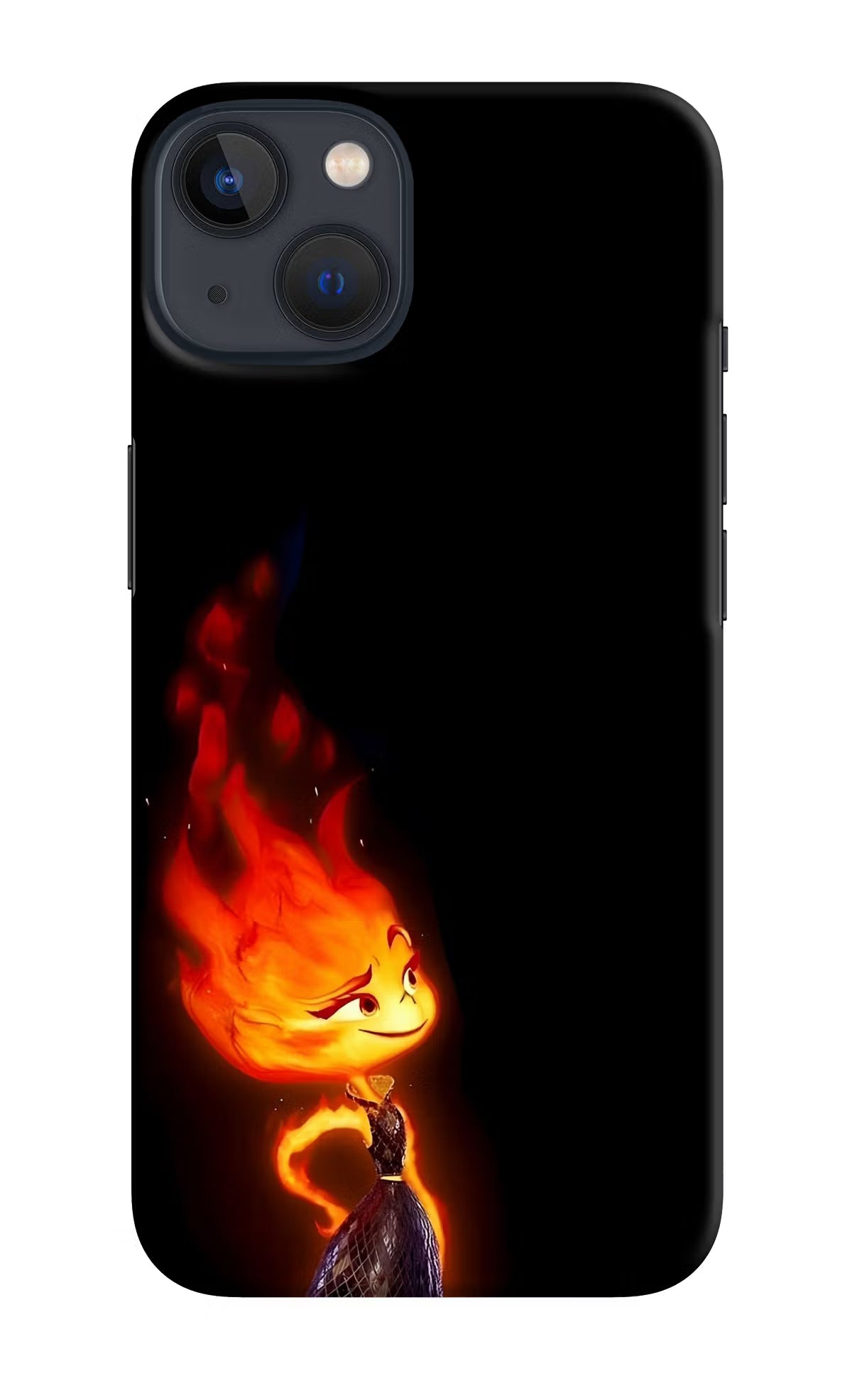Ember Flame iPhone 13 Mini Hard Case Back Cover by Casekaro