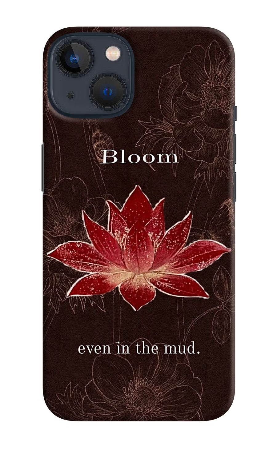 Bloom iPhone 13 Mini Back Cover, Hard case