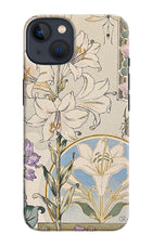 White Lily iPhone 13 Mini Back Cover