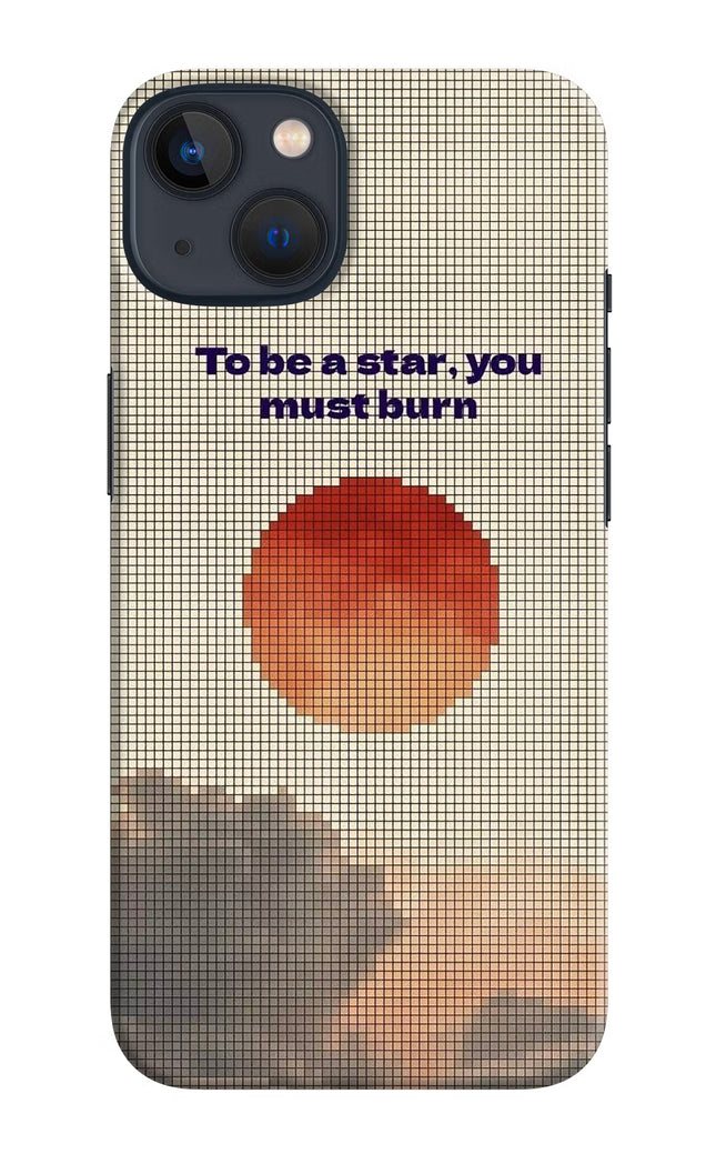 Pixel Sun iPhone 13 Mini Hard Case Back Cover by Casekaro