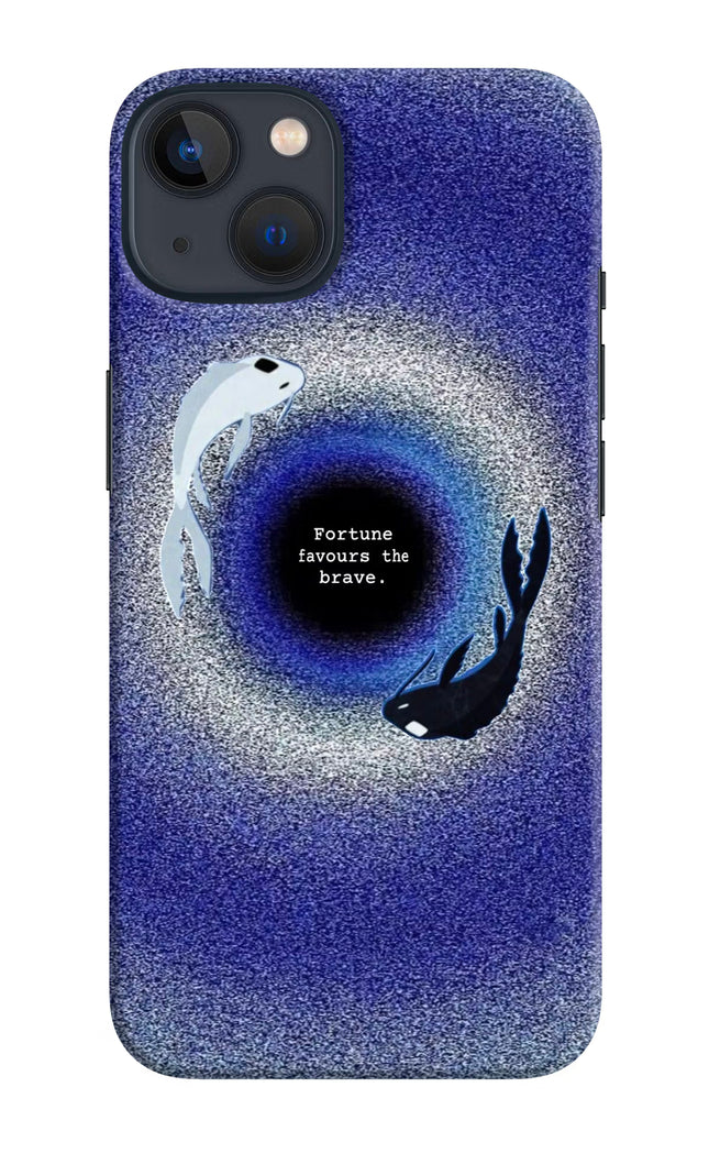 Dark Koi iPhone 13 Mini Hard Case Back Cover by Casekaro