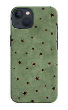 Green Stars iPhone 13 Mini Back Cover