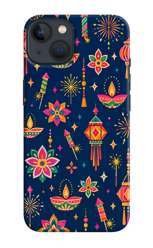 Festive Pop iPhone 13 Mini Hard Case Back Cover by Casekaro
