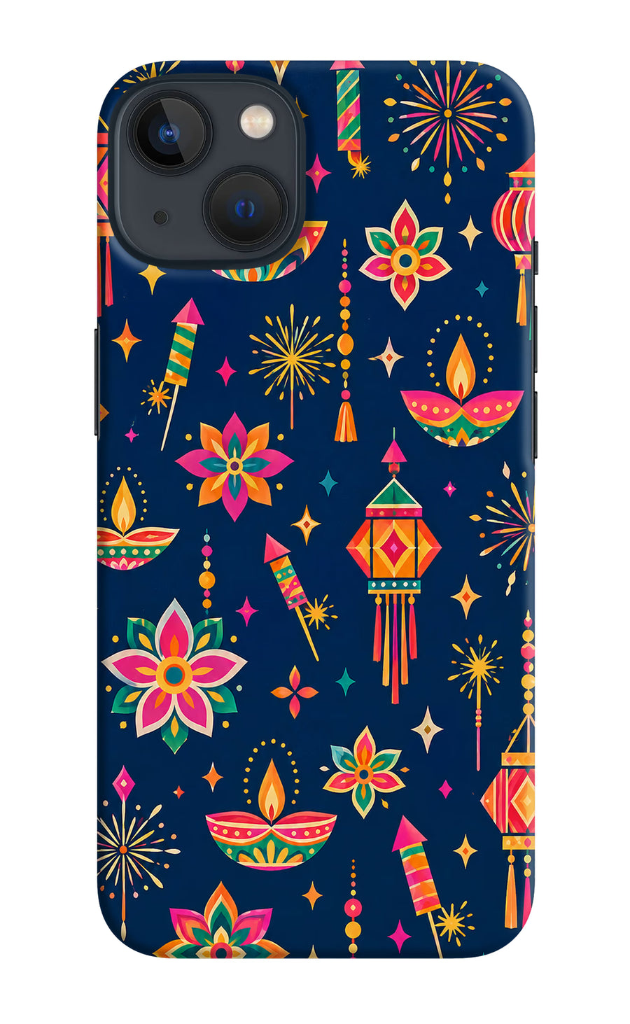 Festive Pop iPhone 13 Mini Back Cover, Hard case