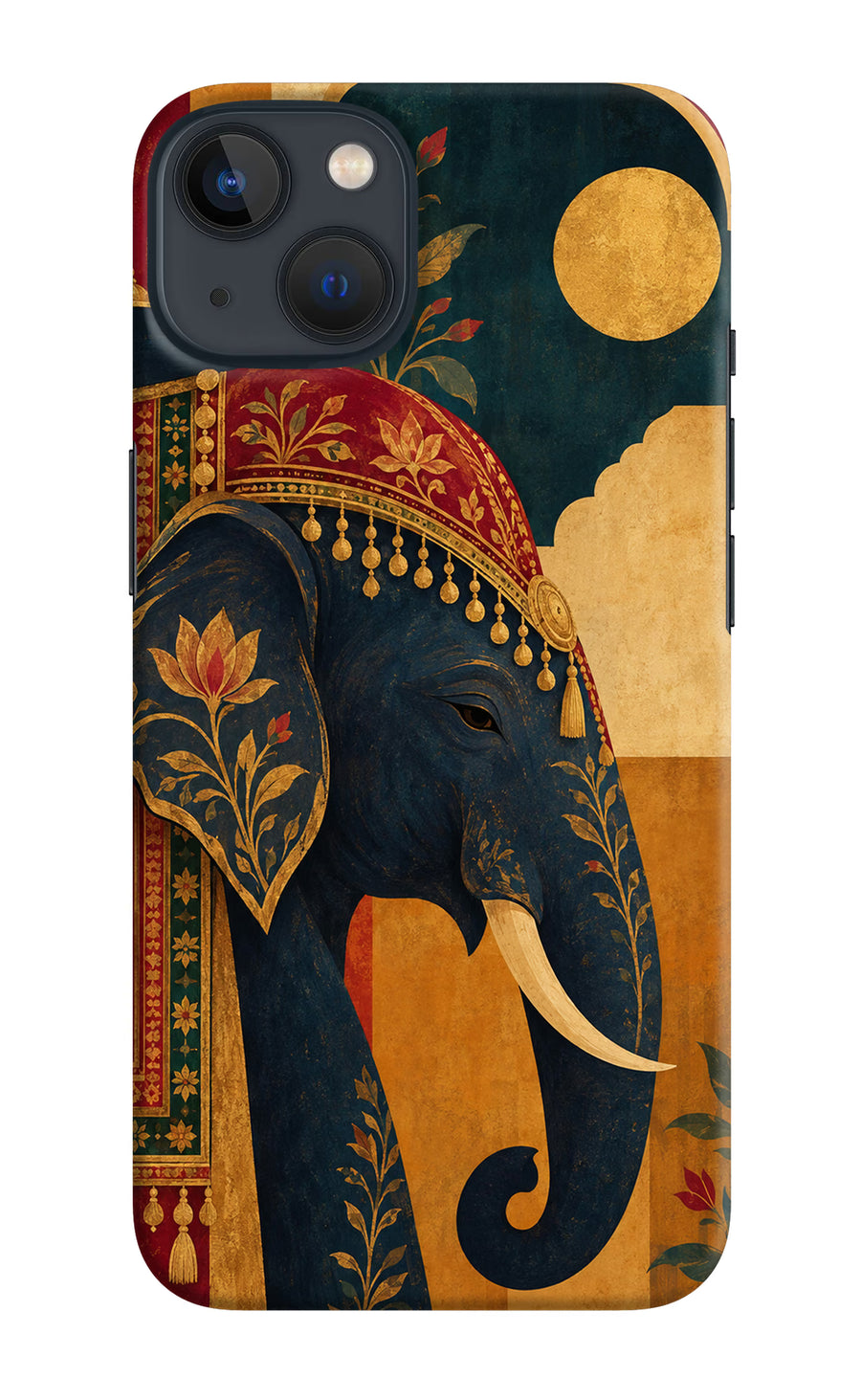 Royal Elephant iPhone 13 Mini Back Cover, Hard case