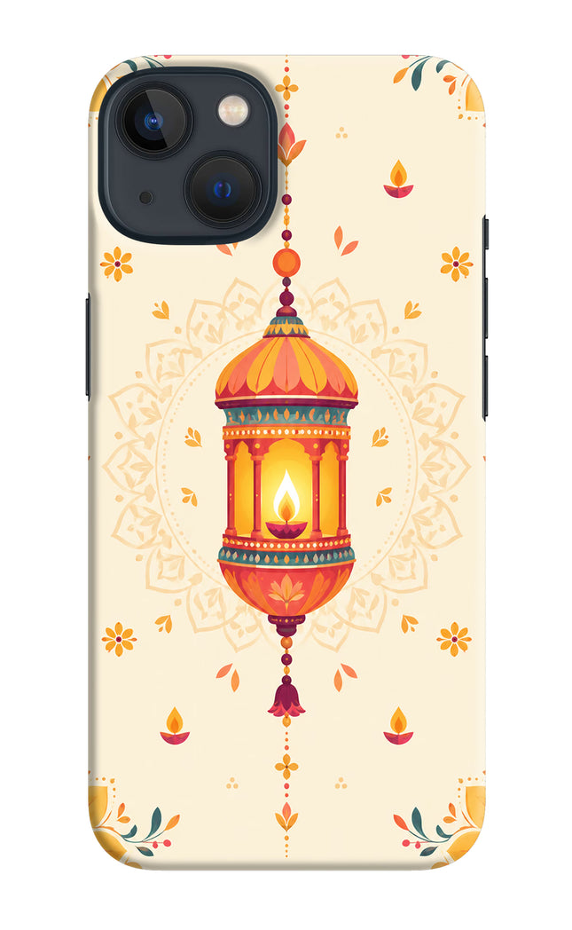 Golden Lantern iPhone 13 Mini Hard Case Back Cover by Casekaro