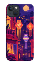 Lantern Lane iPhone 13 Mini Hard Case Back Cover by Casekaro