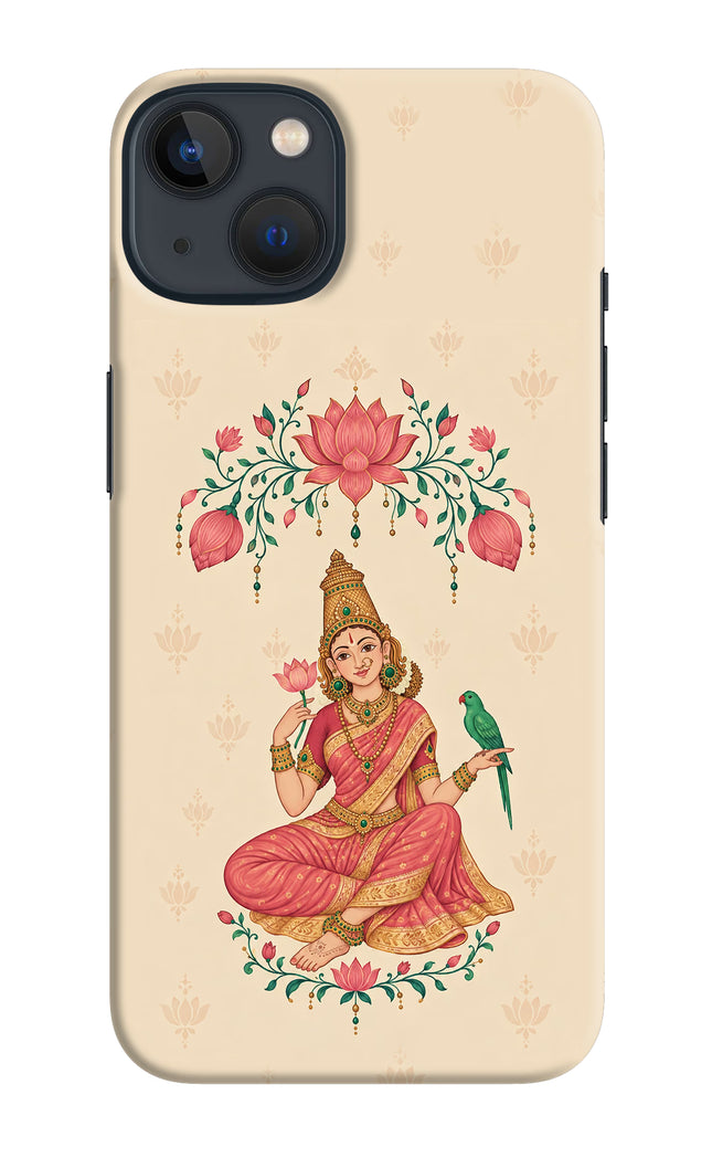 Goddess Lakshmi iPhone 13 Mini Hard Case Back Cover by Casekaro