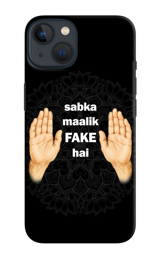 Sabka Malik Fake iPhone 13 Mini Hard Case Back Cover by Casekaro