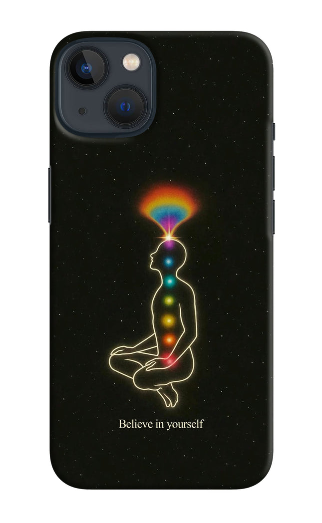 Believe in yourself iPhone 13 Mini Hard Case Back Cover by Casekaro