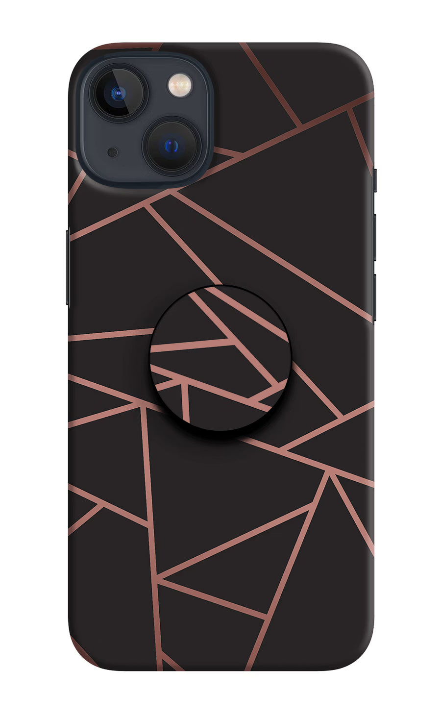 Geometric Pattern iPhone 13 Mini Pop Case, Hard case