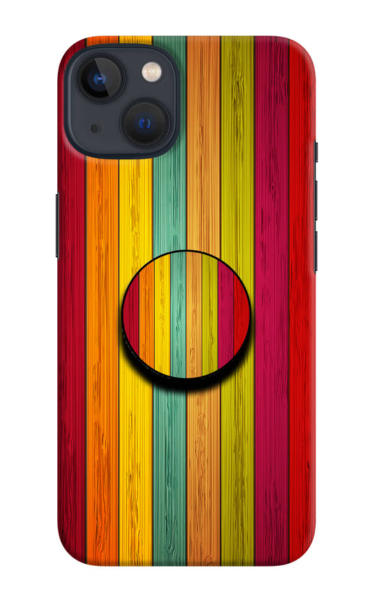 Multicolor Wooden iPhone 13 Mini Pop Case by Casekaro