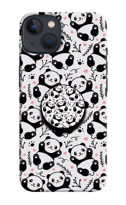 Cute Panda iPhone 13 Mini Pop Case by Casekaro
