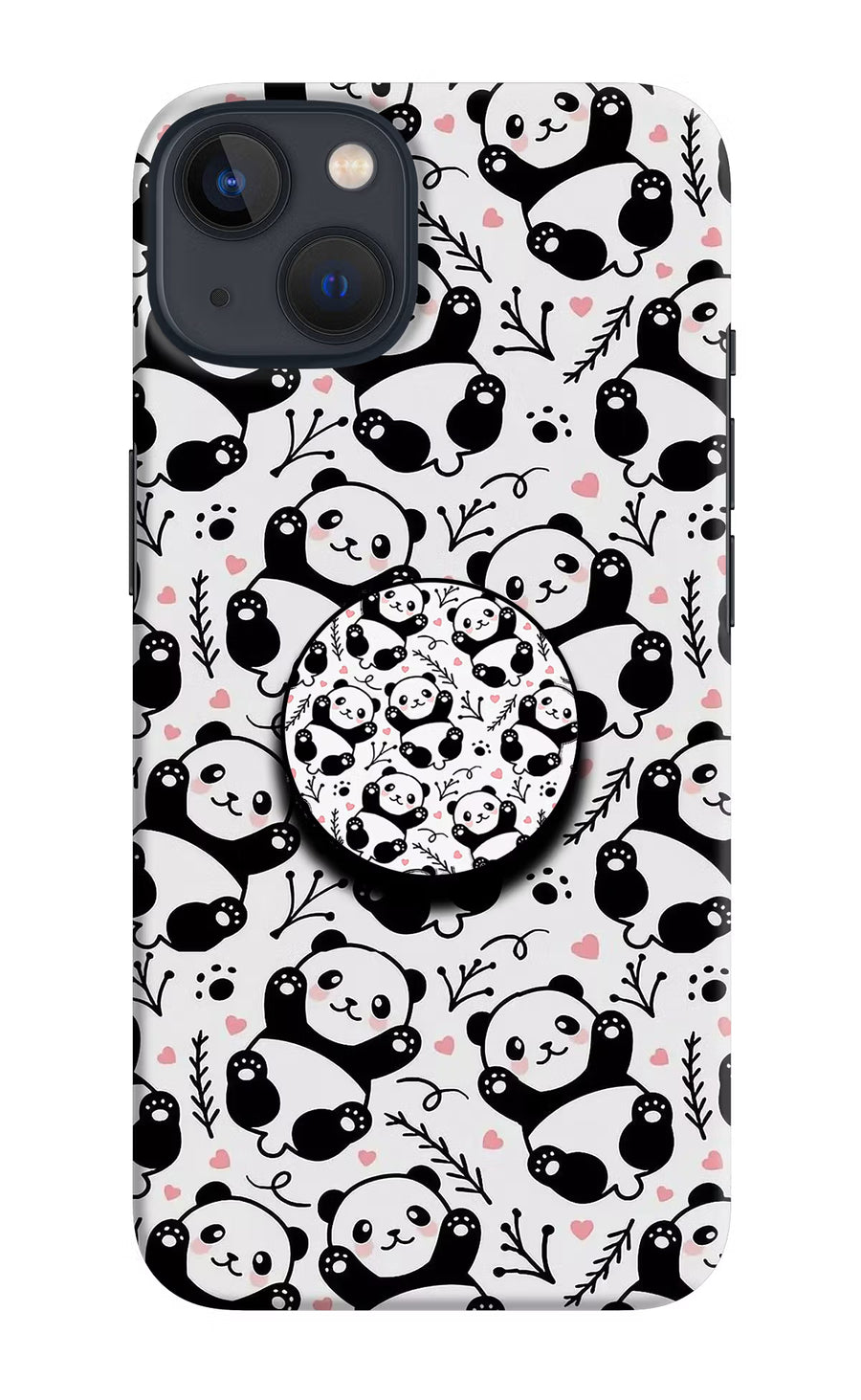 Cute Panda iPhone 13 Mini Pop Case, Hard case
