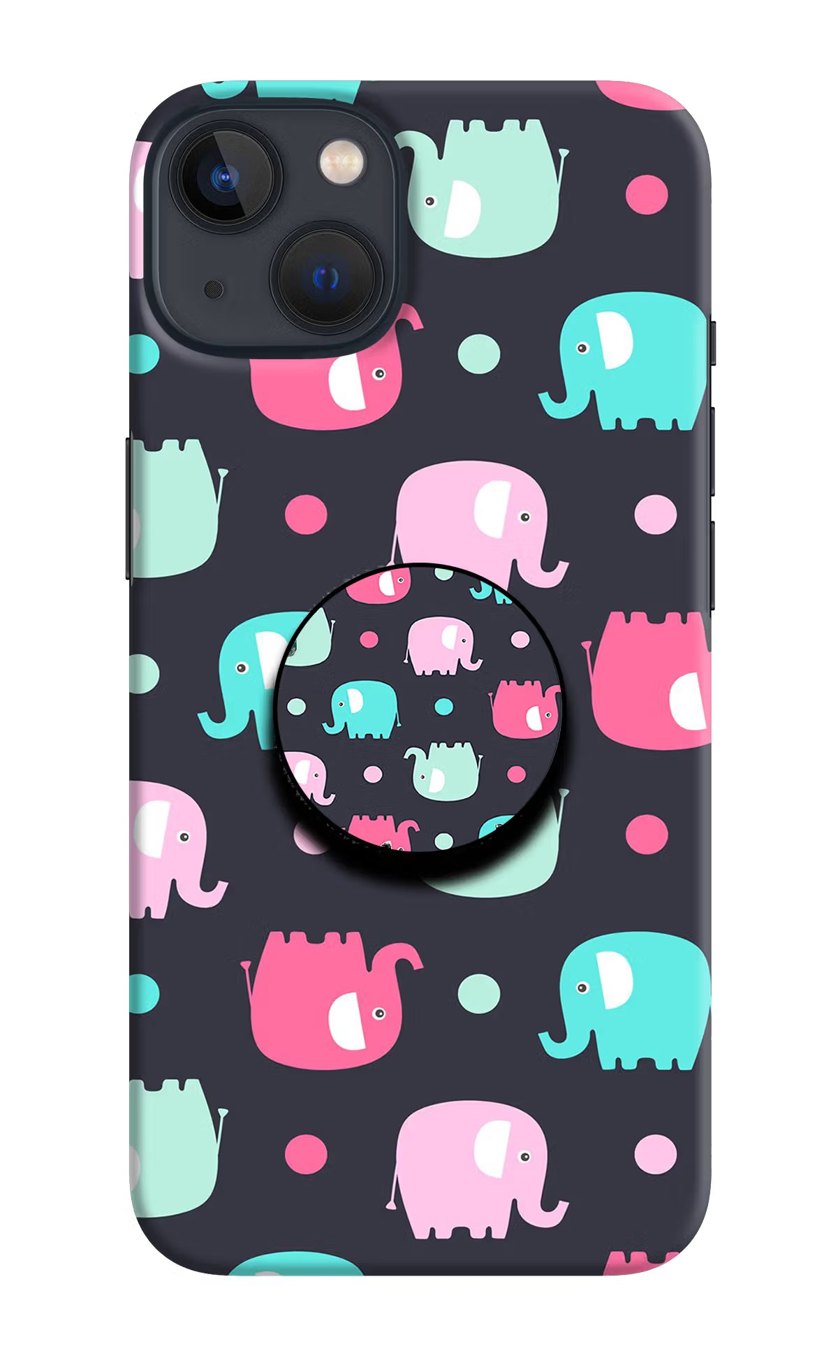Baby Elephants iPhone 13 Mini Pop Case by Casekaro