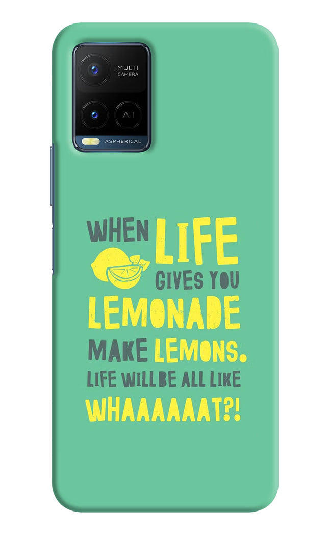 Quote Vivo Y21/Y21s/Y33s Hard Case Back Cover by Casekaro
