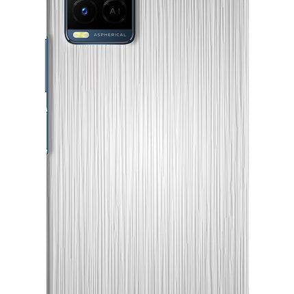 Wooden Grey Texture Vivo Y21/Y21s/Y33s Hard Case Back Cover by Casekaro