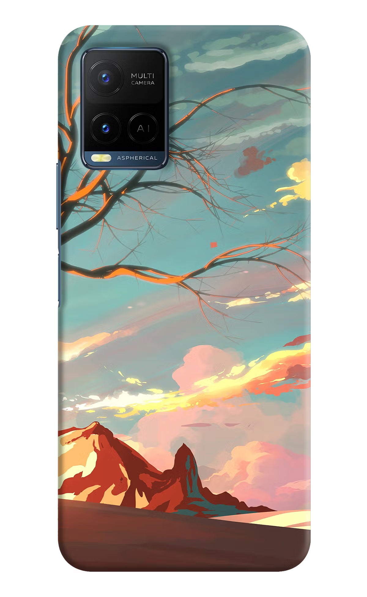 Scenery Vivo Y21/Y21s/Y33s Hard Case Back Cover by Casekaro