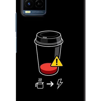 Coffee Vivo Y21/Y21s/Y33s Hard Case Back Cover by Casekaro