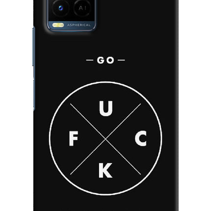 Go Fuck Yourself Vivo Y21/Y21s/Y33s Hard Case Back Cover by Casekaro