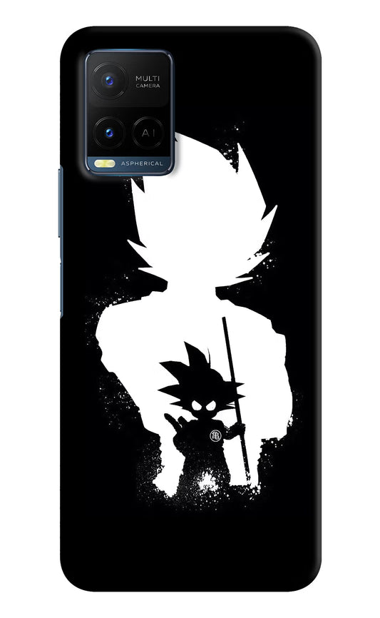 Goku Shadow Vivo Y21/Y21s/Y33s Hard Case Back Cover by Casekaro