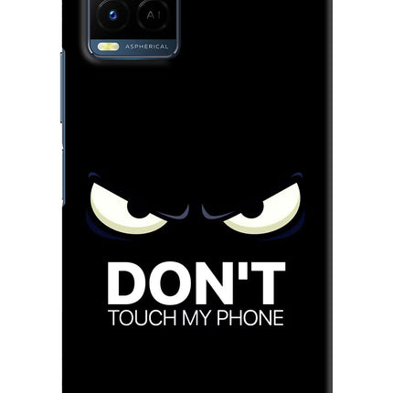 Don'T Touch My Phone Vivo Y21/Y21s/Y33s Hard Case Back Cover by Casekaro