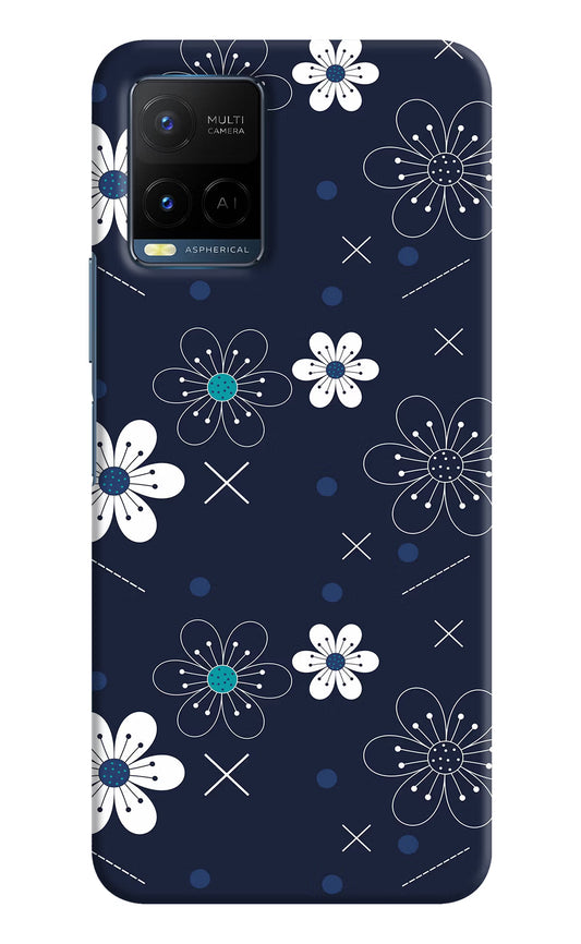 Flowers Vivo Y21/Y21s/Y33s Hard Case Back Cover by Casekaro