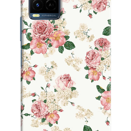 Flowers Vivo Y21/Y21s/Y33s Hard Case Back Cover by Casekaro