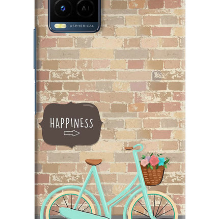 Happiness Artwork Vivo Y21/Y21s/Y33s Hard Case Back Cover by Casekaro