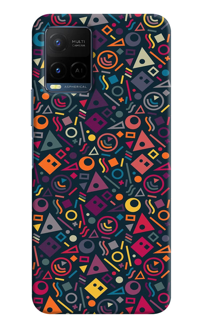 Geometric Abstract Vivo Y21/Y21s/Y33s Hard Case Back Cover by Casekaro