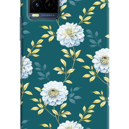 Flowers Vivo Y21/Y21s/Y33s Hard Case Back Cover by Casekaro