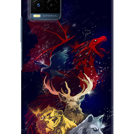 Game Of Thrones Vivo Y21/Y21s/Y33s Hard Case Back Cover by Casekaro