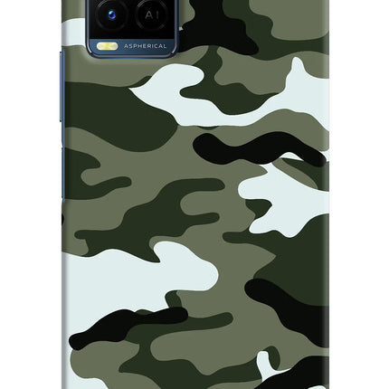 Camouflage Vivo Y21/Y21s/Y33s Hard Case Back Cover by Casekaro