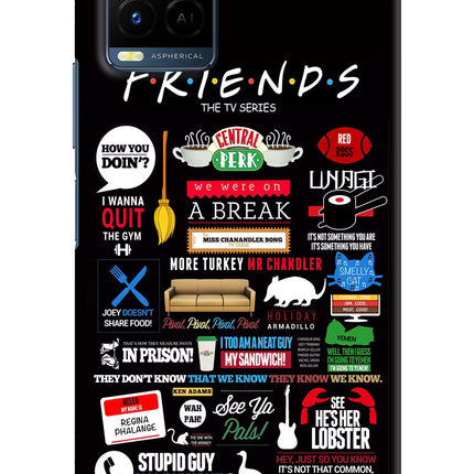 FRIENDS Vivo Y21/Y21s/Y33s Hard Case Back Cover by Casekaro