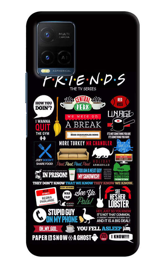 FRIENDS Vivo Y21/Y21s/Y33s Hard Case Back Cover by Casekaro