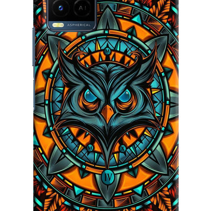 Angry Owl Art Vivo Y21/Y21s/Y33s Hard Case Back Cover by Casekaro