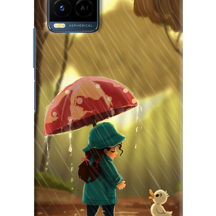 Rainy Day Vivo Y21/Y21s/Y33s Hard Case Back Cover by Casekaro