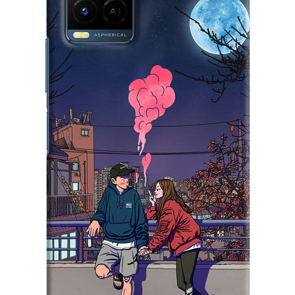 Chilling Couple Vivo Y21/Y21s/Y33s Hard Case Back Cover by Casekaro