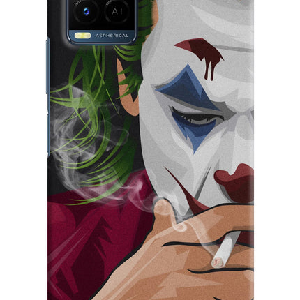 Joker Smoking Vivo Y21/Y21s/Y33s Hard Case Back Cover by Casekaro